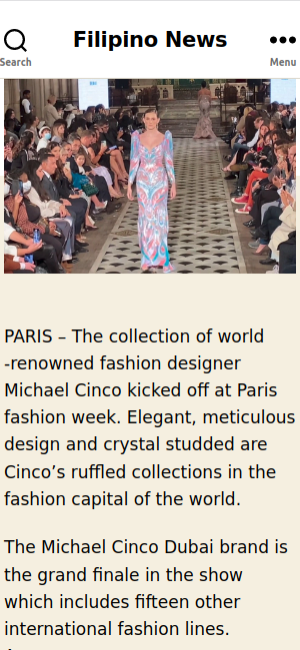 Butterfly-inspired collection by Michael Cinco, kicks off at Paris fashion week