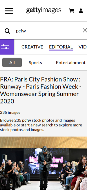 Getty Images - Paris City Fashion Week (Eiffel Tower)